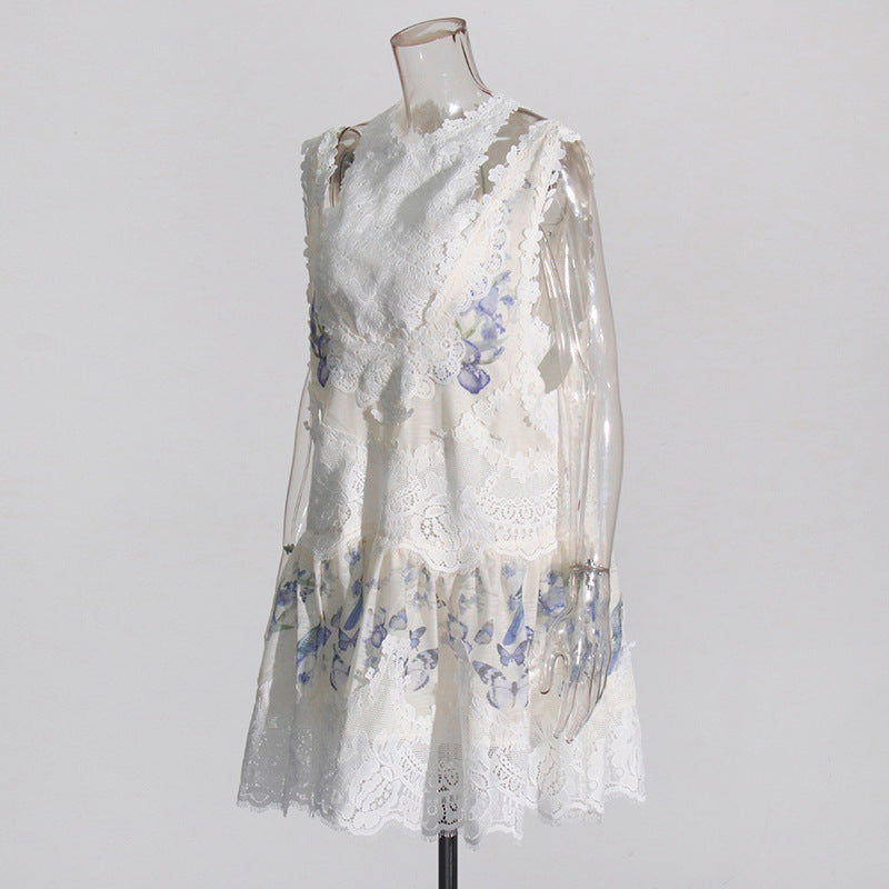Short Sleeveless Printed Dress Women - GM Traders