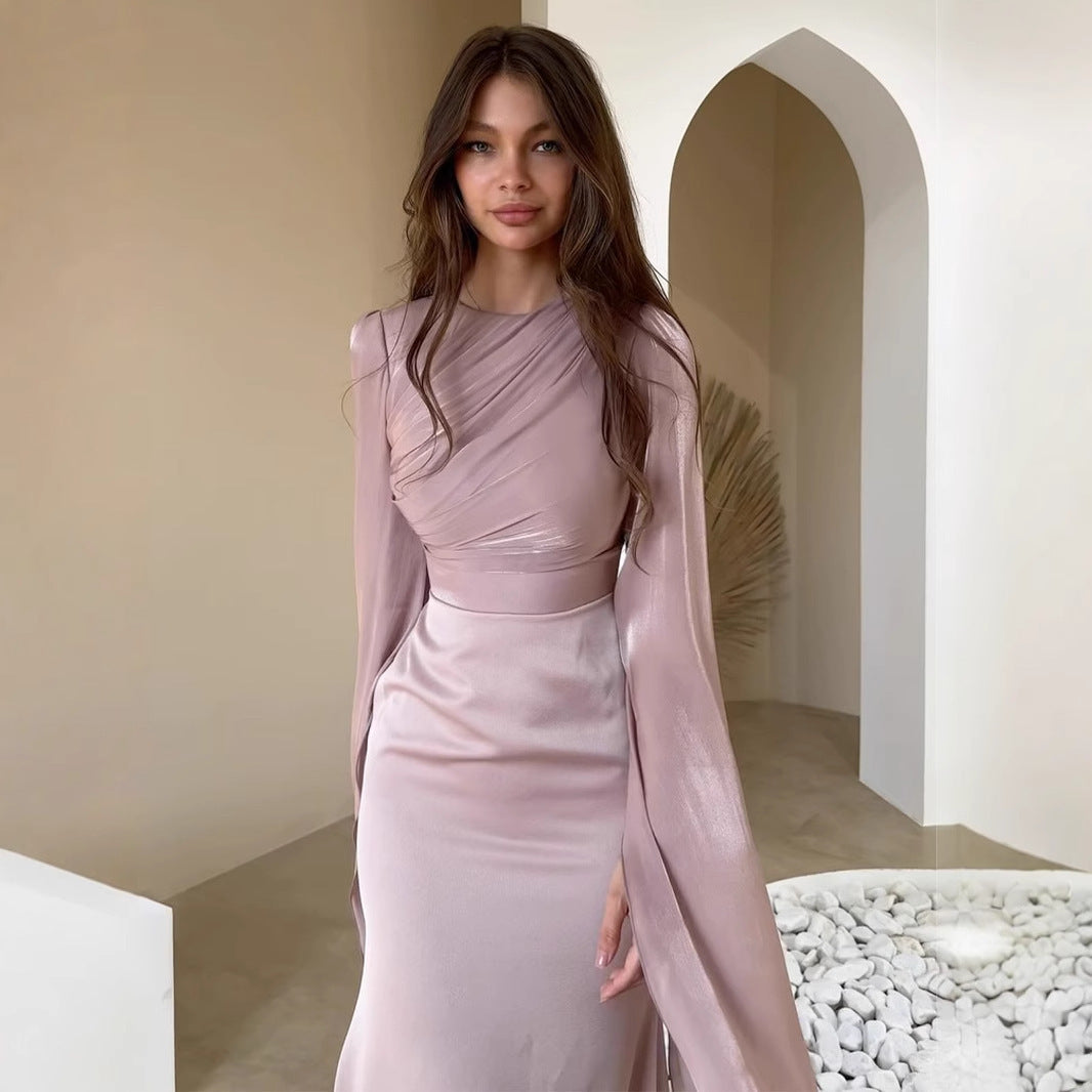 Polyester Long Sleeve Dress Dress Women - GM Traders