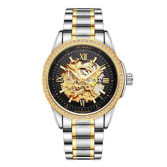Cross border electricity supplier Senas SN019 hollow automatic mechanical watches, business and leisure waterproof watches for men - GM Traders