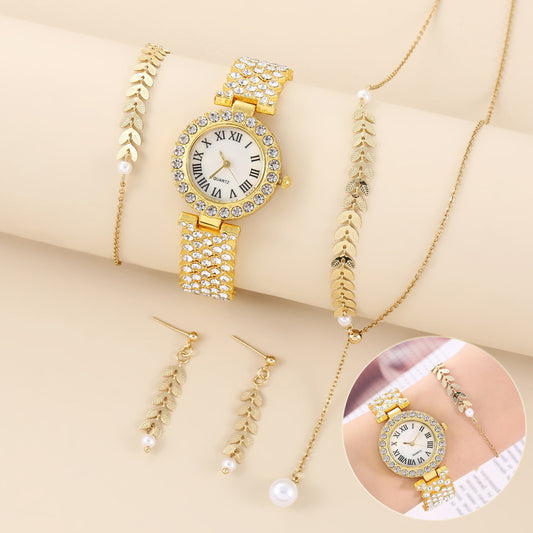 Diamond Women Watches Luxury Fashion Rhinestone Quartz Bracelet Wrist Watch For Women - GM Traders