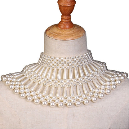 Hand Knitted Clothes Jewelry Shooting Pearl Shawl
