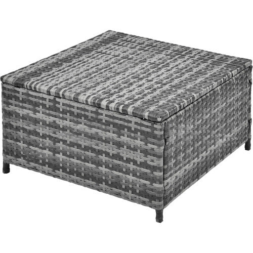 Lounge Set, Garden Furniture Set, Ratten Sofa, Seating Group, Patio Furniture, Grey