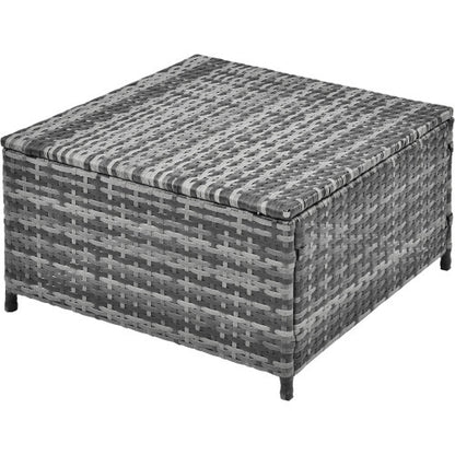 Lounge Set, Garden Furniture Set, Ratten Sofa, Seating Group, Patio Furniture, Grey