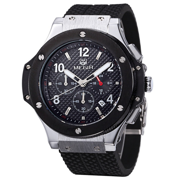 Watches Men Luxury Quartz Wrist Watch Male Sports Military Chronograph Watches - GM Traders