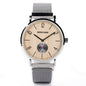 “Unisex Wooden Dial Watch – Fashion Dimple Design for Men & Women” ⌚✨ - GM Traders