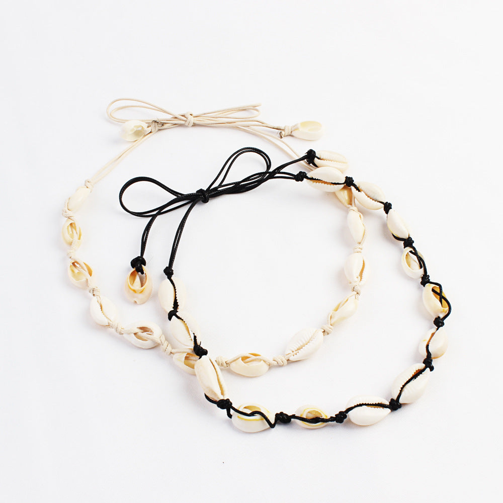 Casual Item Hand-made Shell Short Clavicle Necklace - GM Traders