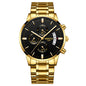 Men Watch Chronograph Sport Mens Watches Top Brand Luxury Waterproof Full Steel Quartz Gold Clock Men Relogio Masculino - GM Traders