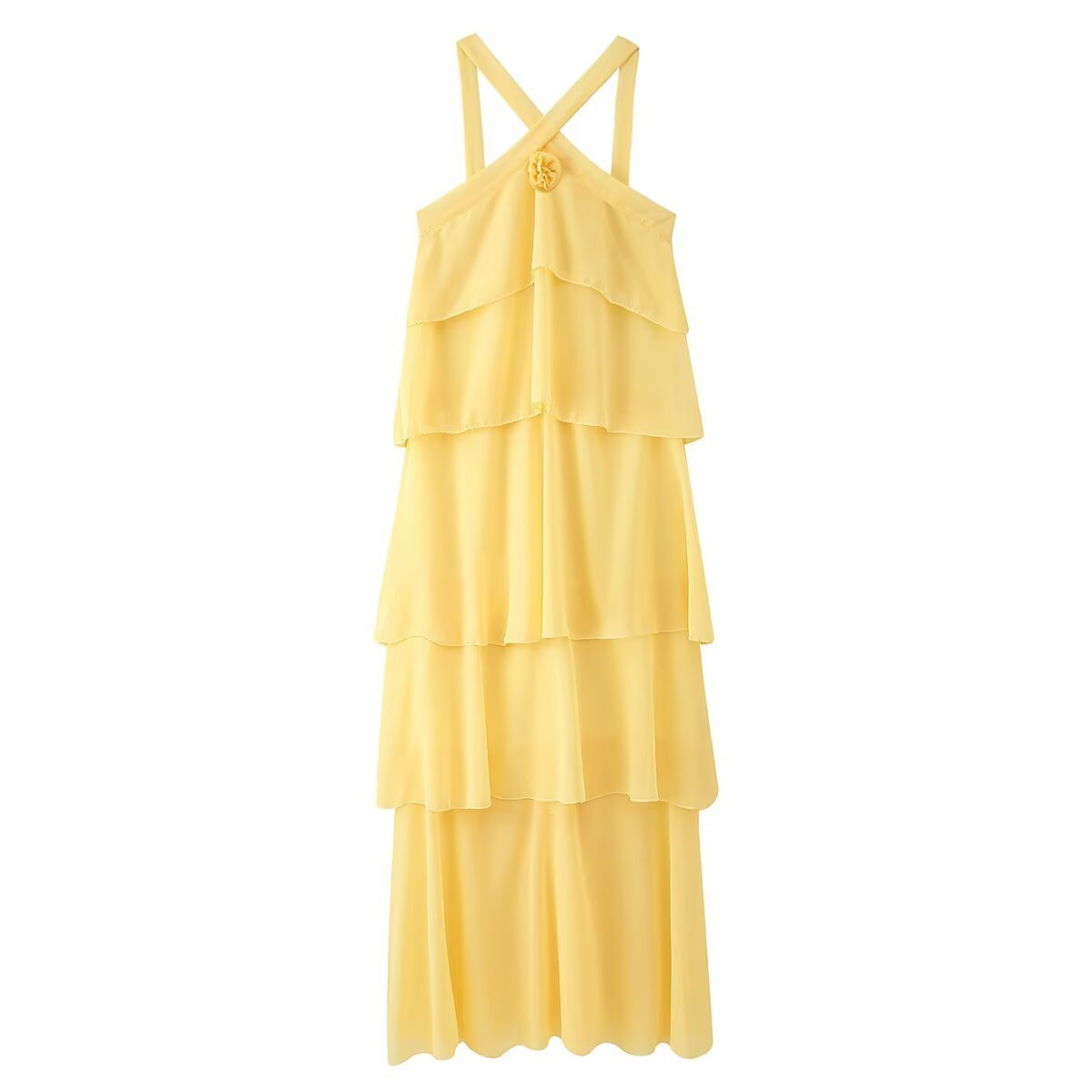 Decorative Chiffon Sling Dress Women - GM Traders