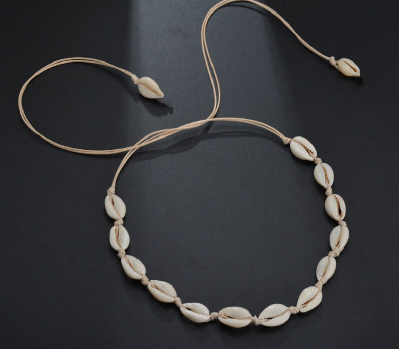 Casual Item Hand-made Shell Short Clavicle Necklace - GM Traders