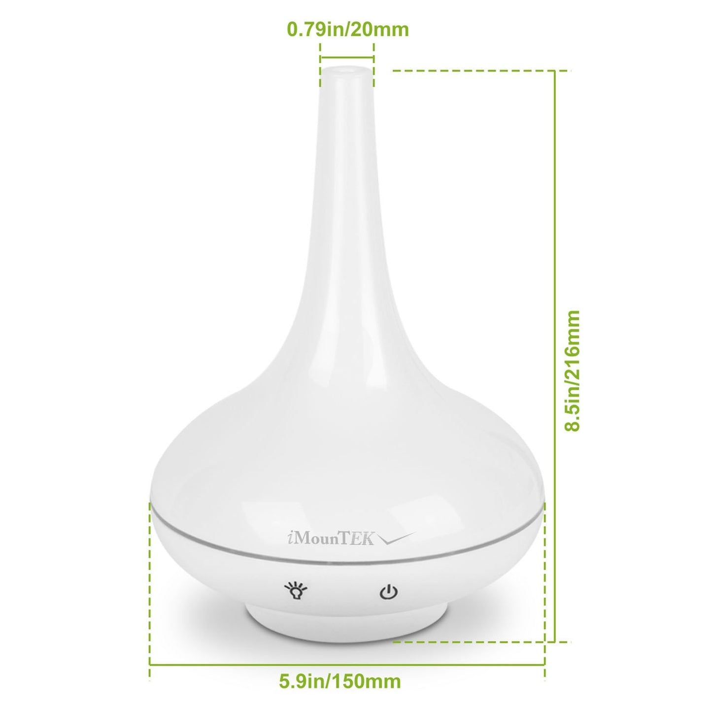 1Pc 200ml Cool Mist Humidifier Ultrasonic Aroma Essential Oil Diffuser With 7 Color LED Lights Waterless Auto Off For Office Home Room Study Yoga Spa - GM Traders