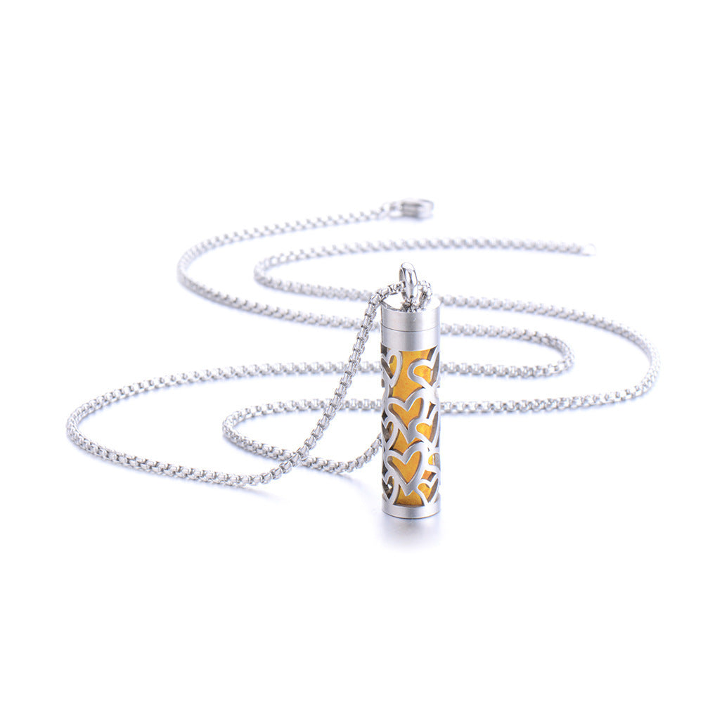 Aromatherapy Pendant Perfume Bottle Stainless Steel Item - GM Traders