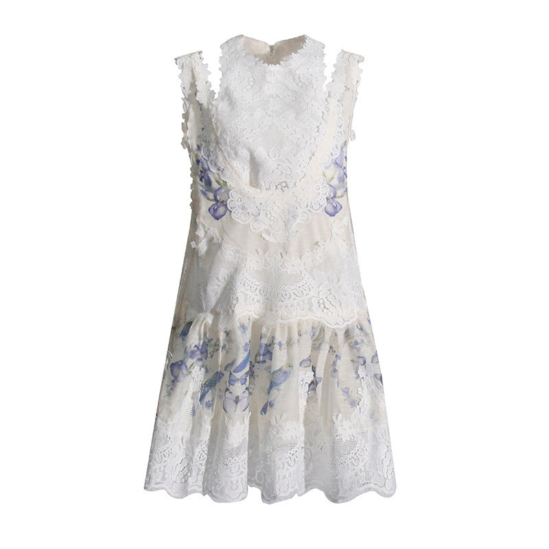 Short Sleeveless Printed Dress Women - GM Traders