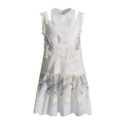 Short Sleeveless Printed Dress Women - GM Traders