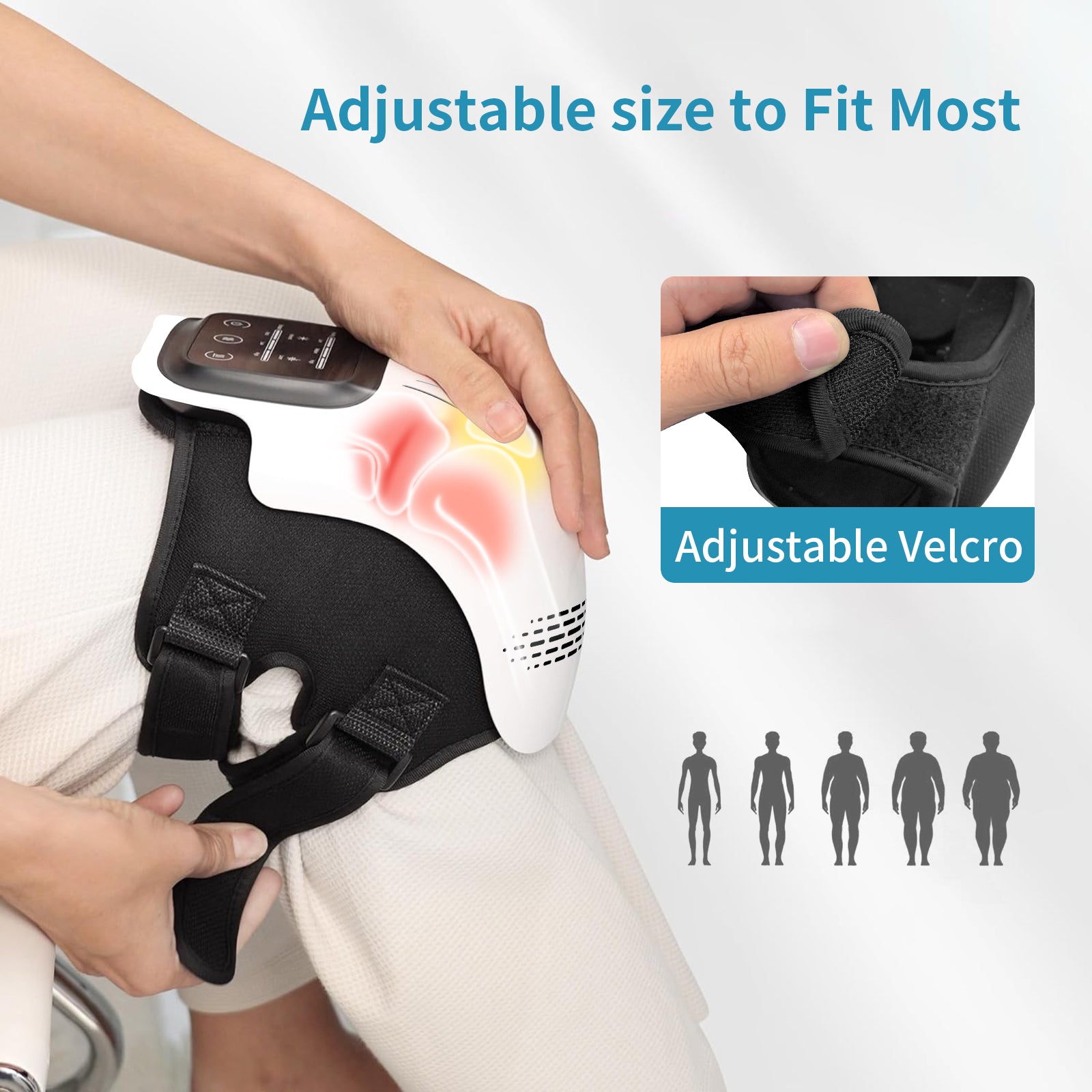 Electric Intelligent Knee Massager – Infrared Heating & Vibration Relief ️ | Winter