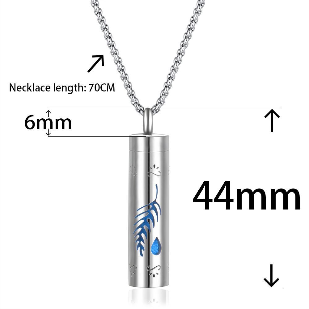 Aromatherapy Pendant Perfume Bottle Stainless Steel Item - GM Traders