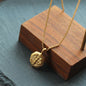Clavicle chain sweater chain gold coin item coin necklace - GM Traders