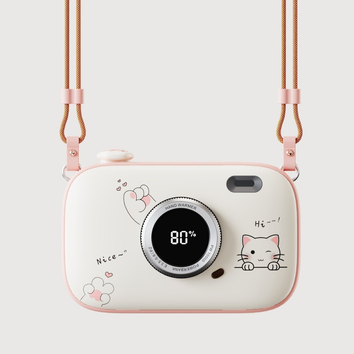 2-in-1 USB Electric Hand Warmer & Power Bank – Portable Rechargeable Winter Heater