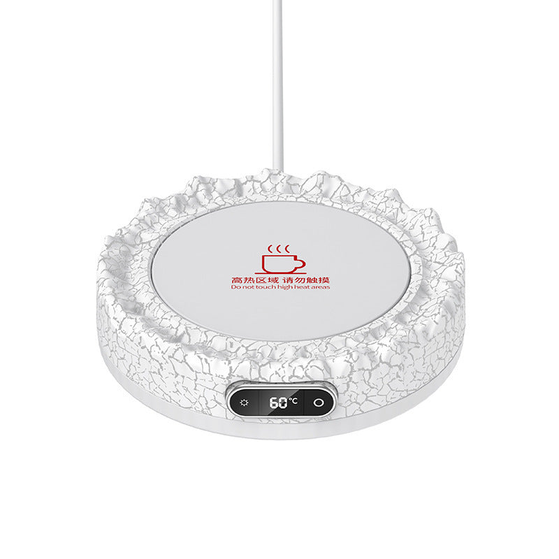 Intelligent Constant Temperature Cup Warmer – Digital Display Insulated Heating Coaster