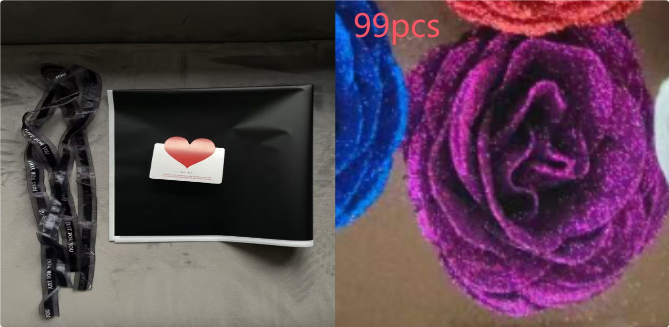 Personalized Preserved Fresh Rose Bridal Bouquet - Modern Art Valentine's Day Gift - Anniversary Gift