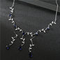 High Quality Zircon Necklace Full Diamond Jewelry Set - GM Traders