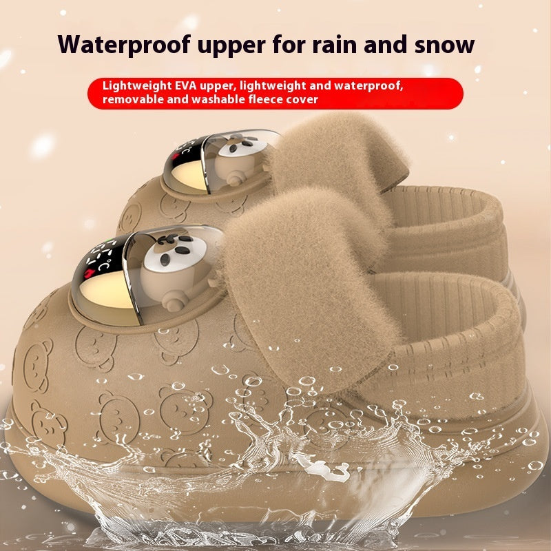 Electrothermal Rechargeable Heated Shoes – Warm Cotton Winter Footwear ❄️