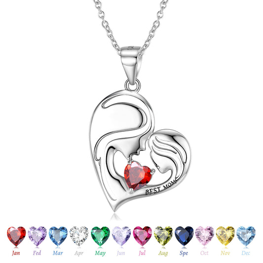 S925 Sterling Silver Best Mom Necklace Mother's Day Series Necklace - GM Traders