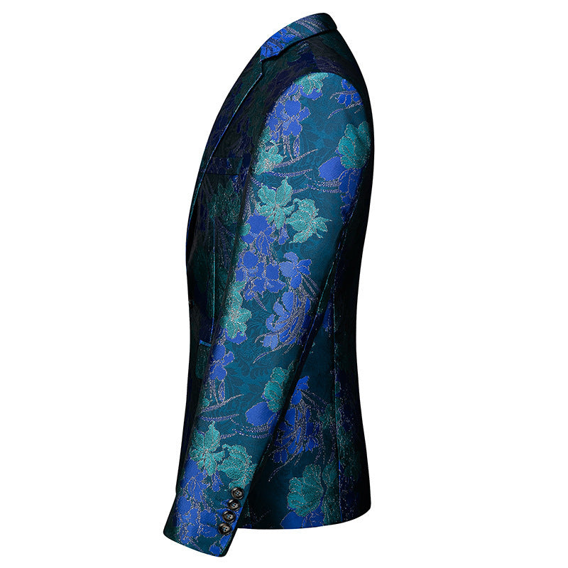 Men’s Jacquard Suit – Formal Wear for Wedding, Best Man & MC - GM Traders