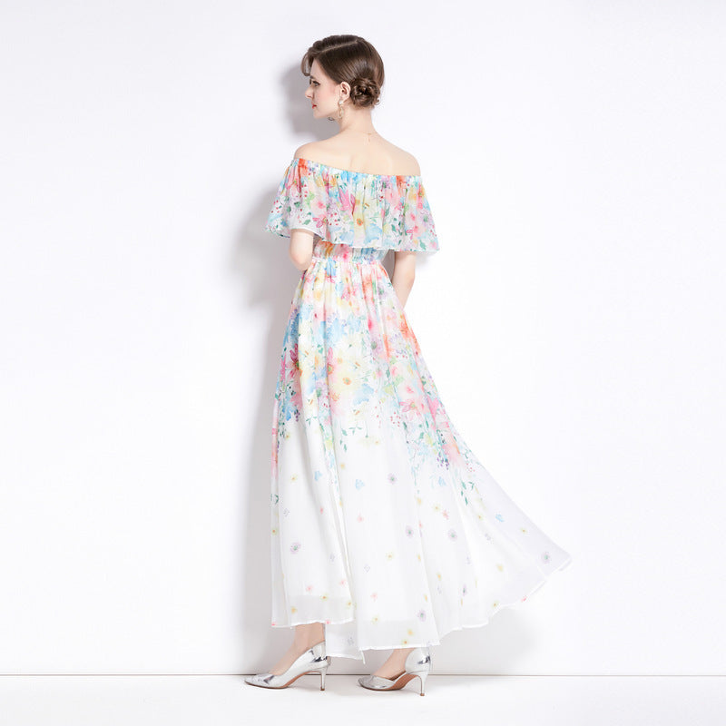 Split Chiffon Dress Women - GM Traders