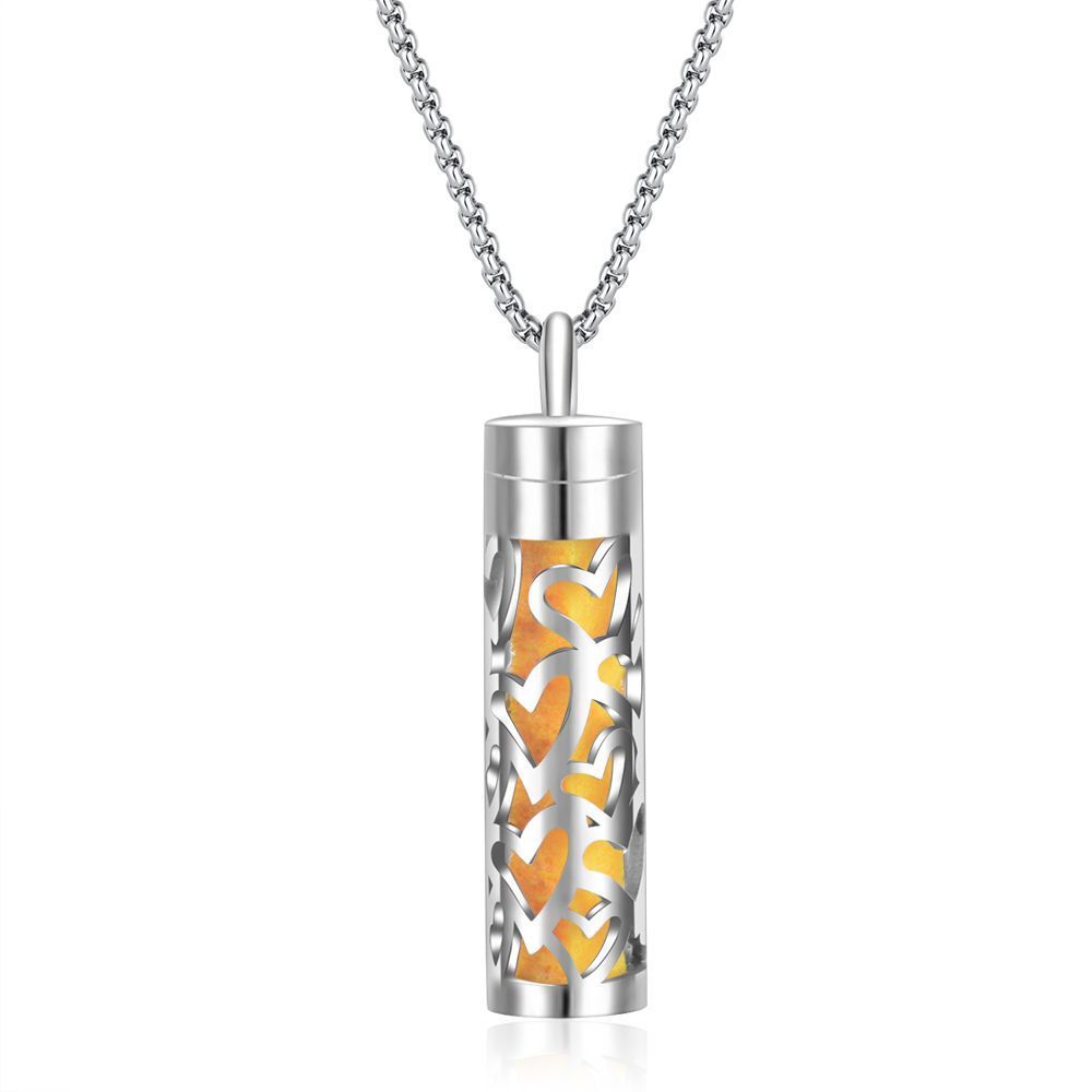 Aromatherapy Pendant Perfume Bottle Stainless Steel Item - GM Traders