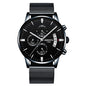 Men Watch Chronograph Sport Mens Watches Top Brand Luxury Waterproof Full Steel Quartz Gold Clock Men Relogio Masculino - GM Traders