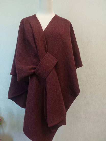 Knitted Cardigan Cape And Shawl