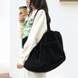 Ins Corduroy Shoulder Bags Drawstring Multi-pocket Handbag Women Underarm Bags - GM Traders