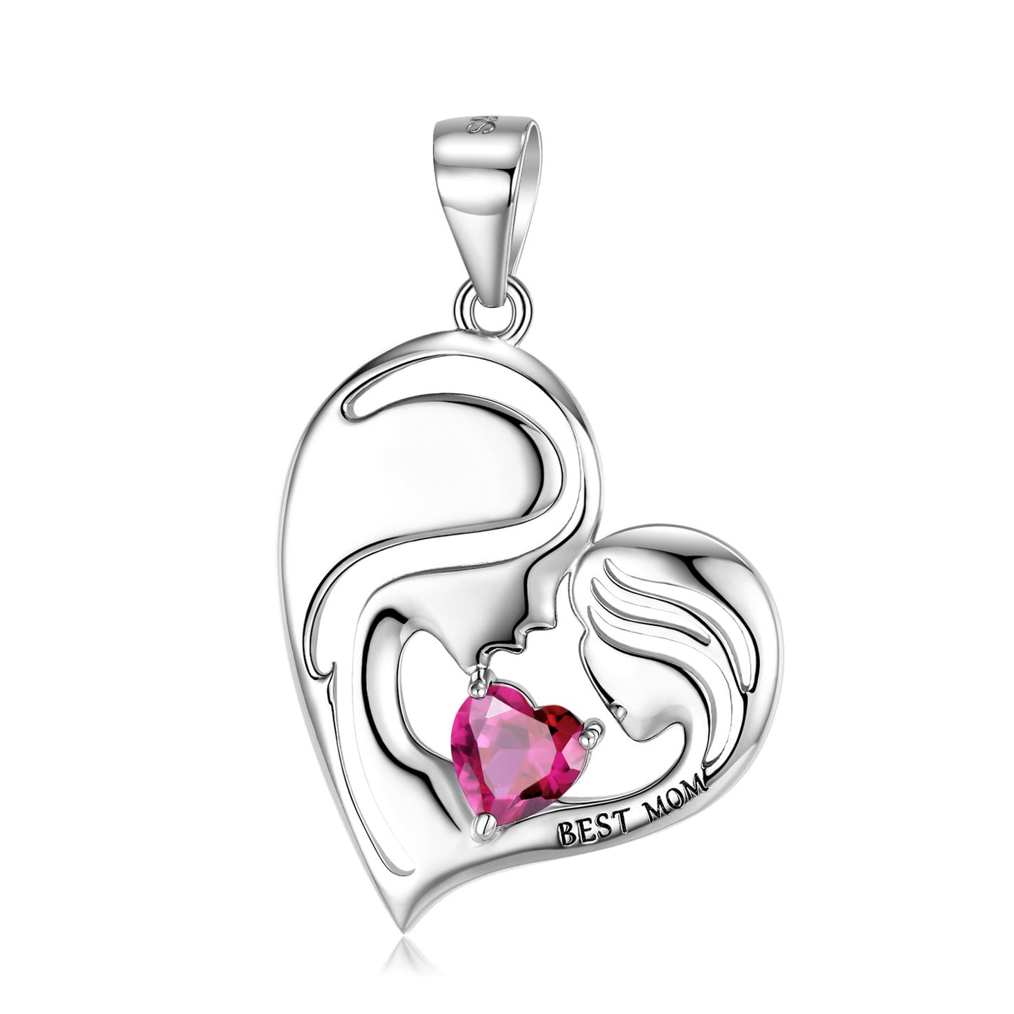 S925 Sterling Silver Best Mom Necklace Mother's Day Series Necklace - GM Traders