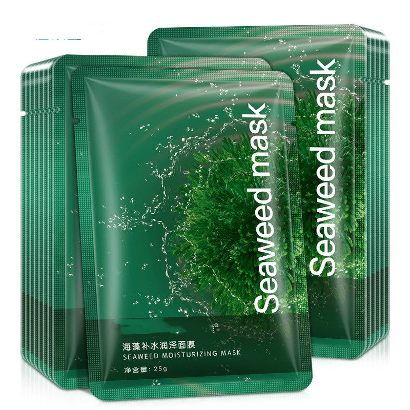 Seaweed Extract Moisturizing Facial Mask - Pore Minimizing Hydration Sheet Mask | Skin Care Winter
