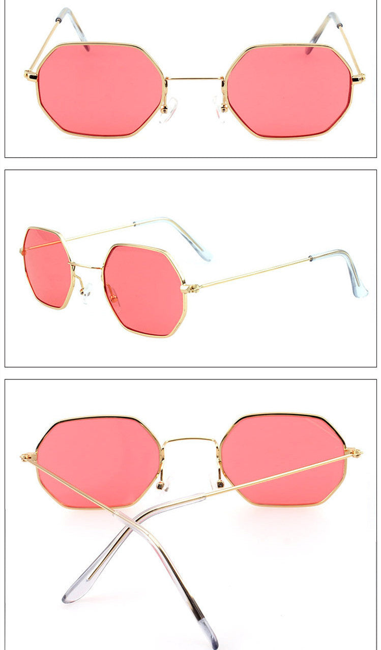 Ocean Polygonal Sunglasses – Trendy UV Protection Eyewear🕶️✨ - GM Traders