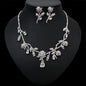 Bridal Jewelry Set – High Quality Flower Necklace & Earrings - GM Traders