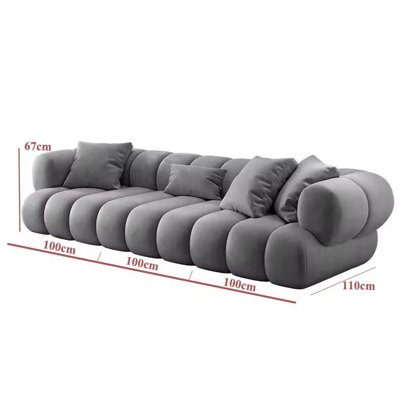 American Velvet L-Shaped Sectional Sofa – Nordic Modern Modular Living Room Couch 🛋️✨ - GM Traders