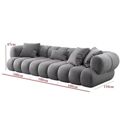 American Velvet L-Shaped Sectional Sofa – Nordic Modern Modular Living Room Couch 🛋️✨ - GM Traders