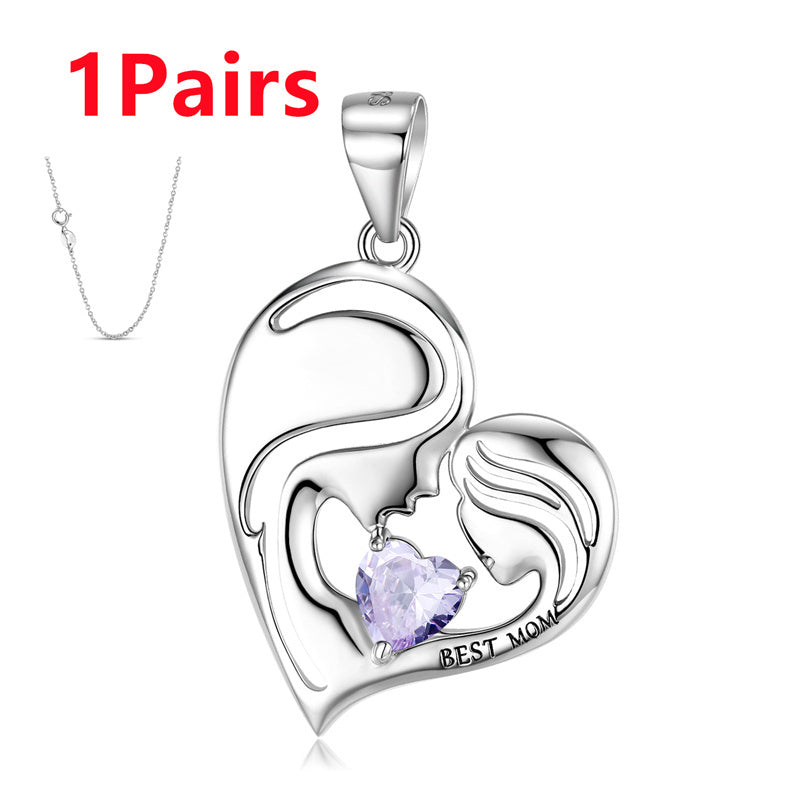 S925 Sterling Silver Best Mom Necklace Mother's Day Series Necklace - GM Traders