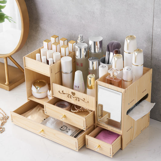 Skin Care Desktop Dresser Lipstick Brush Rack
