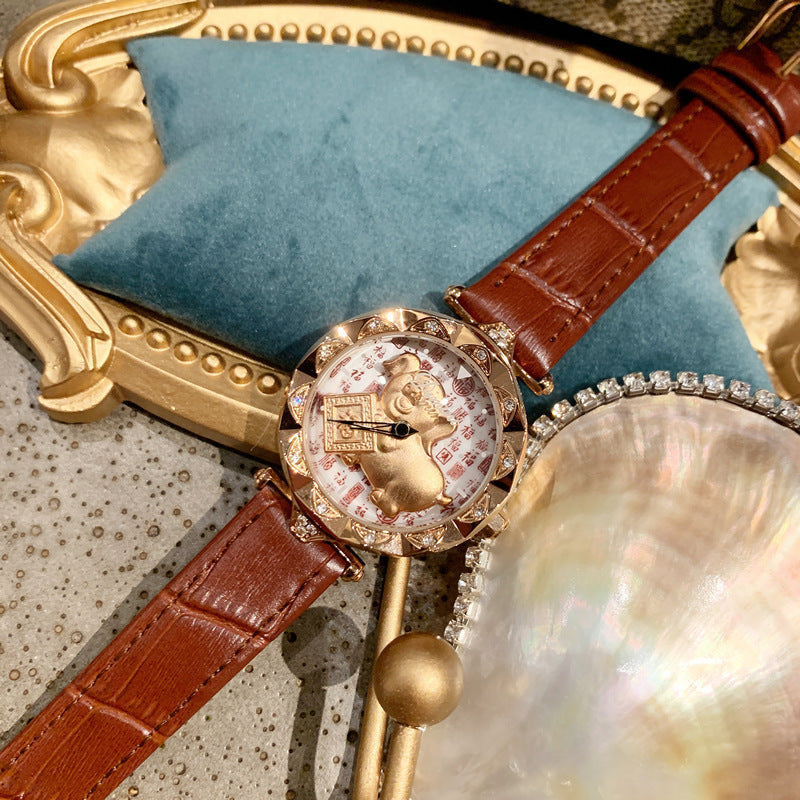 When The Golden Pig Girl's Watch Comes, It Will Transfer Fashion Watches - GM Traders