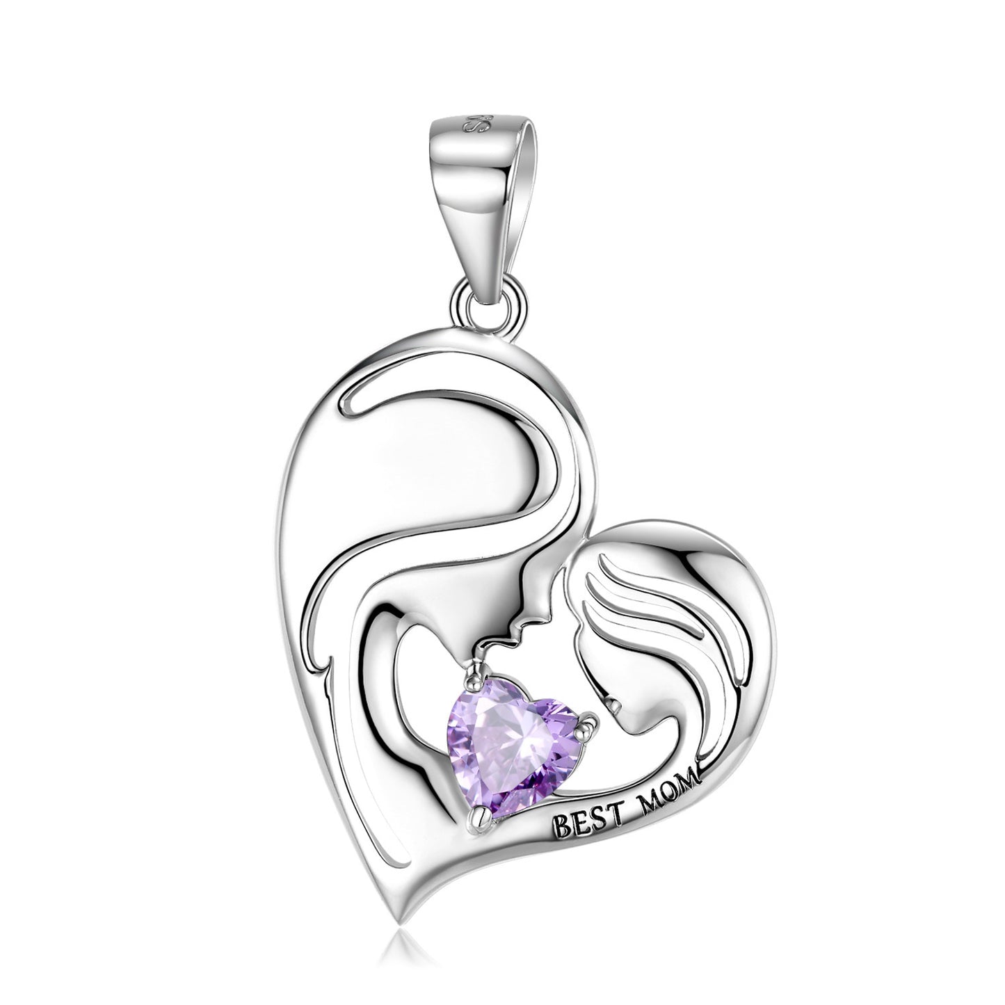 S925 Sterling Silver Best Mom Necklace Mother's Day Series Necklace - GM Traders
