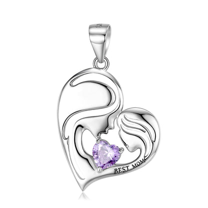 S925 Sterling Silver Best Mom Necklace Mother's Day Series Necklace - GM Traders