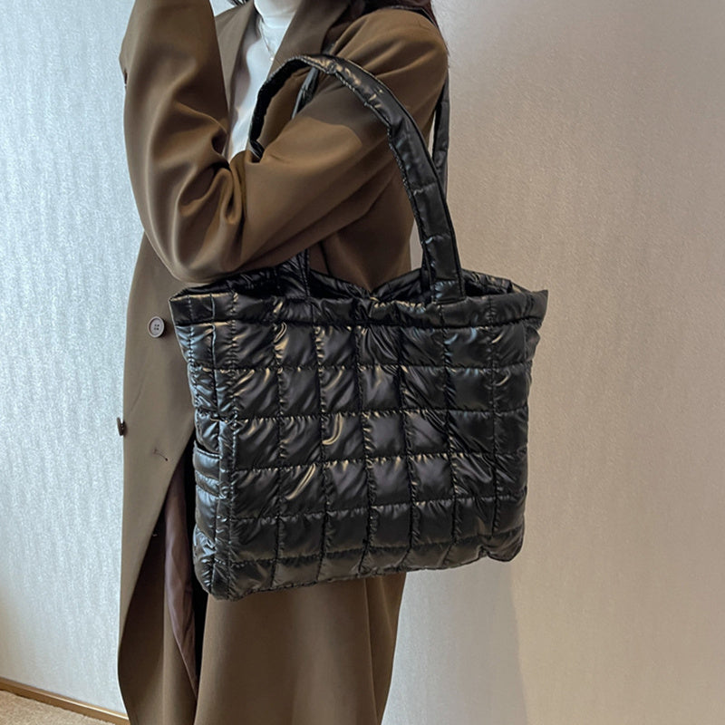 Winter Shoulder Bags Women Fashion Plaid Handbag - GM Traders