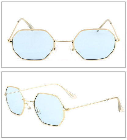 Ocean Polygonal Sunglasses – Trendy UV Protection Eyewear🕶️✨ - GM Traders
