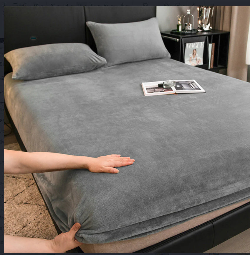 Spring Thickened All Cotton Coverlet Single Piece Household Single Double Sanded Sheets Item - GM Traders