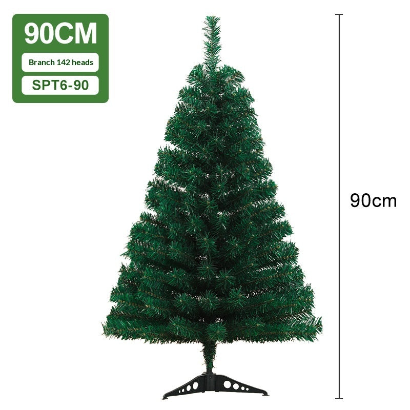 Premium Green Artificial Christmas Tree with Metal Stand - Thick PVC, Multiple Sizes
