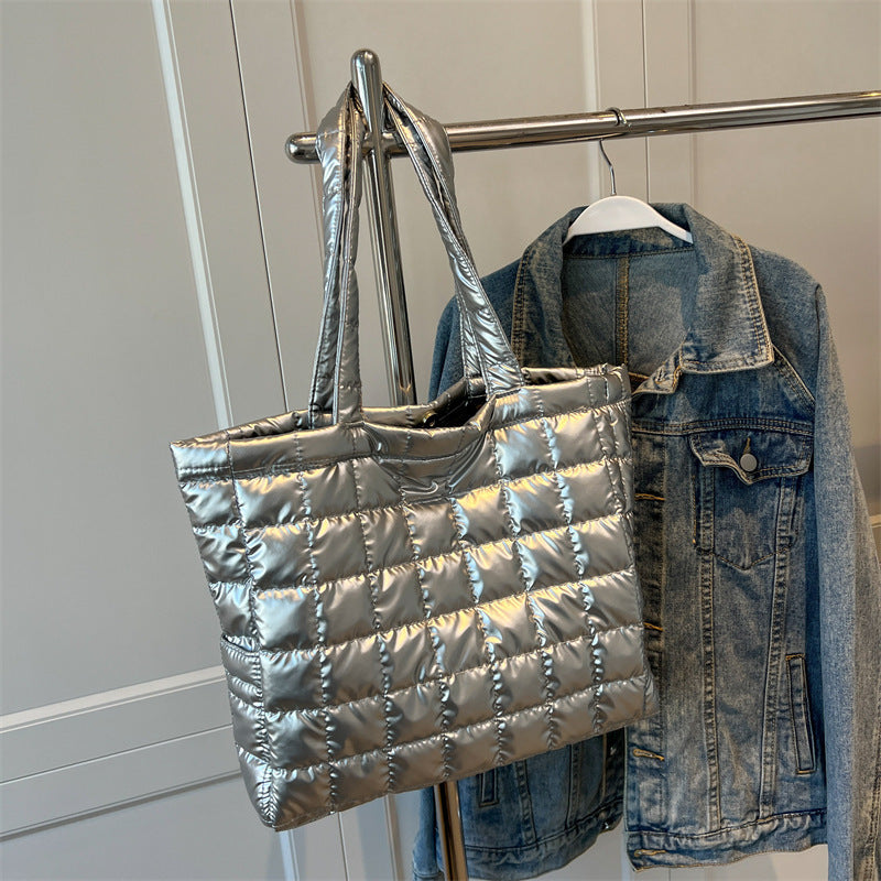 Winter Shoulder Bags Women Fashion Plaid Handbag - GM Traders