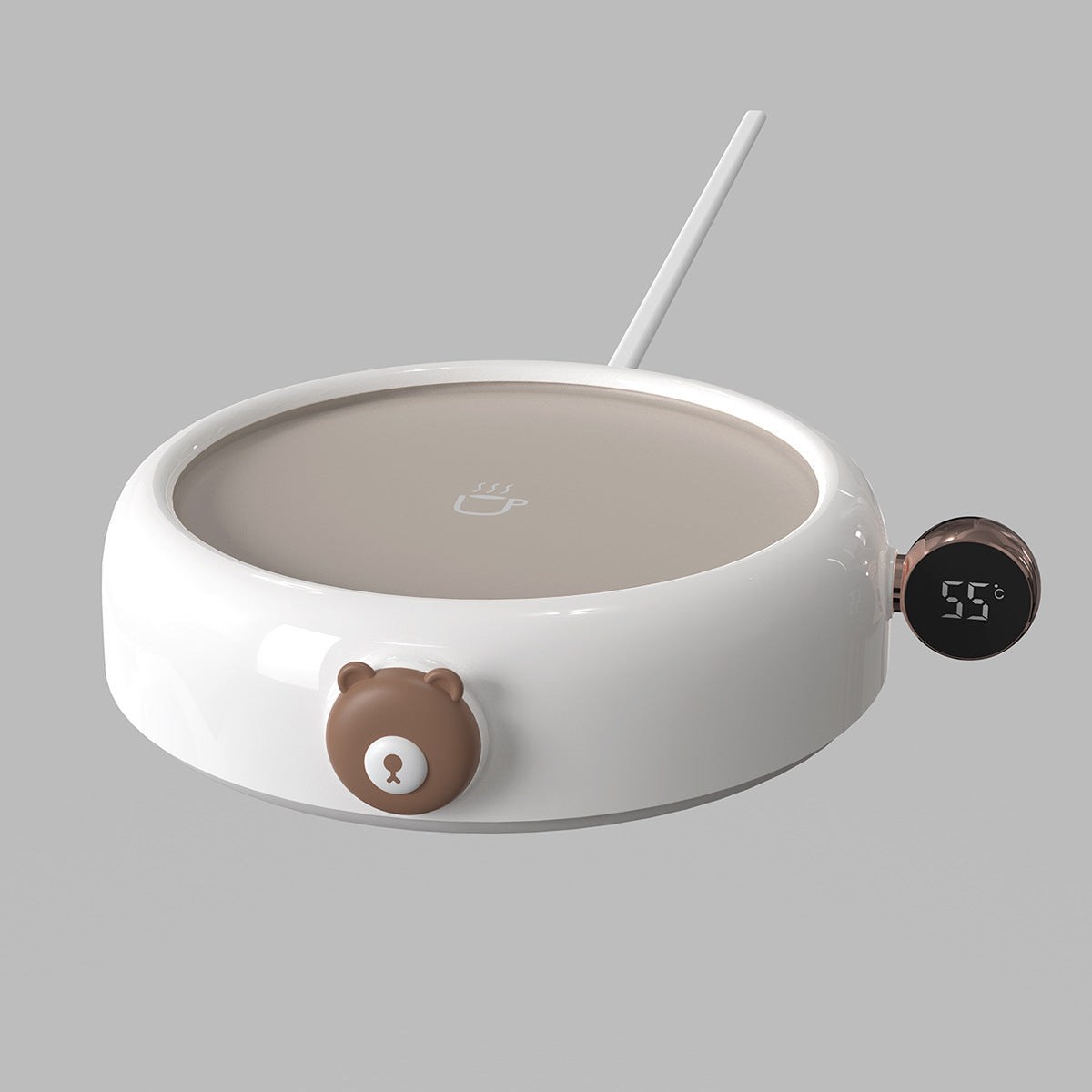 Smart Gas Stove-Style Heating Coaster – Three-Speed Temperature Adjustable Household Cup Warmer