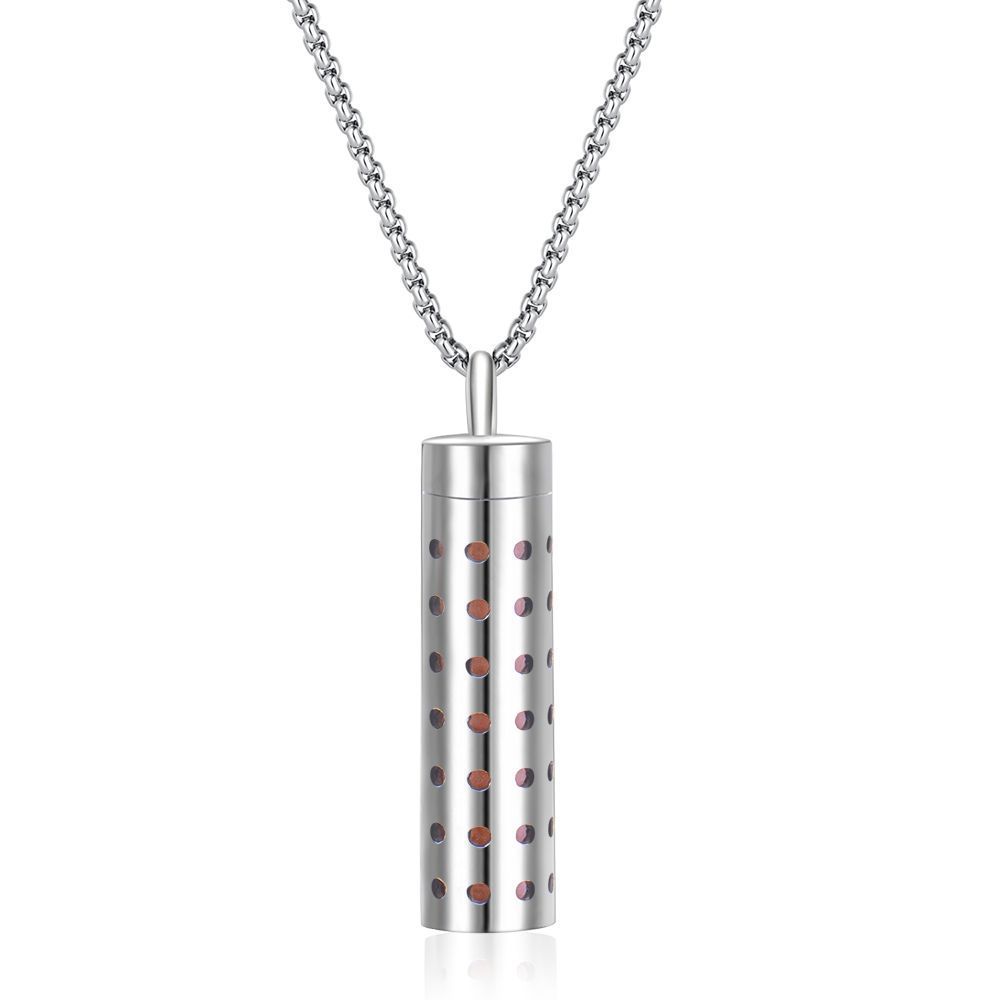Aromatherapy Pendant Perfume Bottle Stainless Steel Item - GM Traders